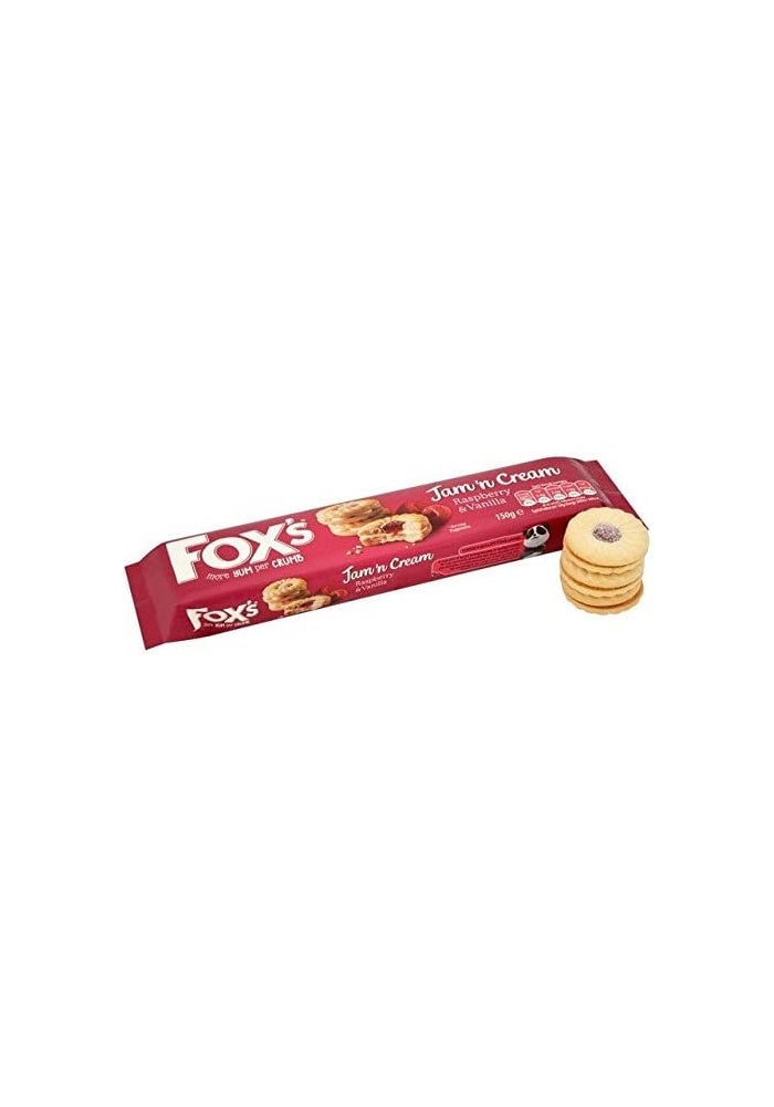 Fox's Jam 'n Cream Rings - 150g